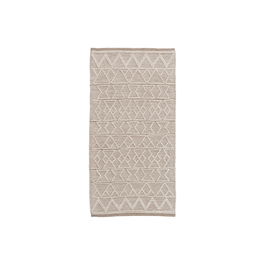 Alfombra Crema Tejido Decoración 80 X 150 cm