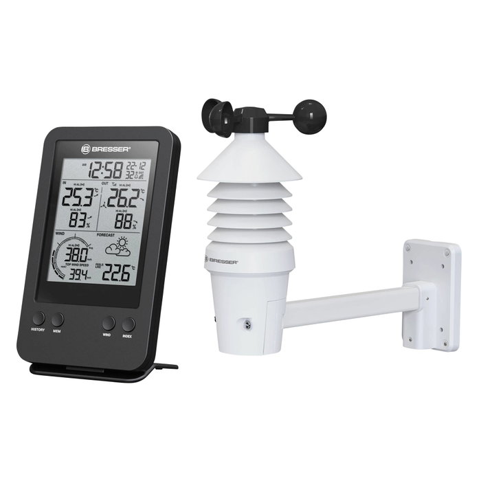 Bresser Anemómetro 3-in-1 con pantalla de radio Bresser Anemómetro 3-in-1 con pantalla de radio