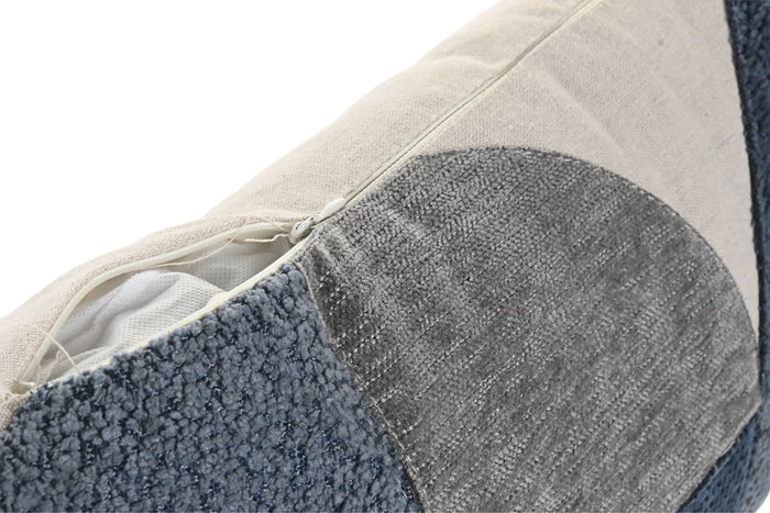 DKD Home Decor Cojín Algodón Poliéster Gris 30x50 cm (Pack de 2)