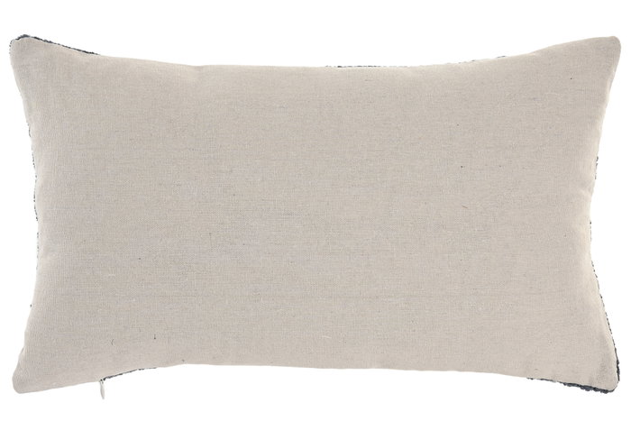 DKD Home Decor Cojín Algodón Poliéster Gris 30x50 cm (Pack de 2)