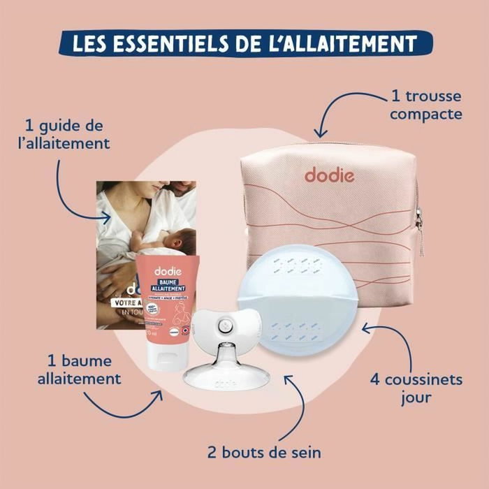 Dodie Kit de lactancia materna - Terracota