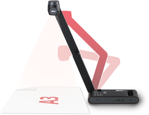 AVer M70W Cámara de Documentos Inalámbrica 4K, Zoom 230X, 13MP, USB 2.0, HDMI, Color Negro