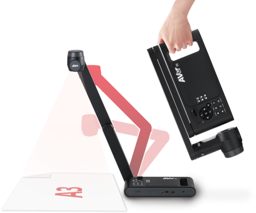 AVer M70W Cámara de Documentos Inalámbrica 4K, Zoom 230X, 13MP, USB 2.0, HDMI, Color Negro