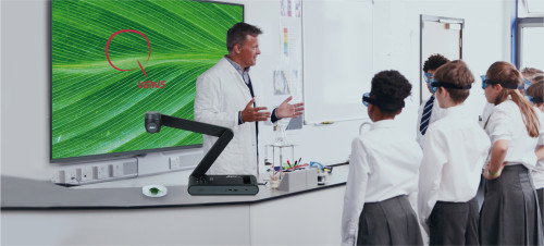 AVer M70W Cámara de Documentos Inalámbrica 4K, Zoom 230X, 13MP, USB 2.0, HDMI, Color Negro