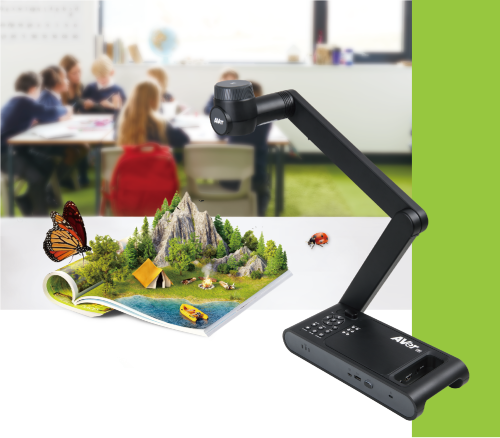 AVer M70W Cámara de Documentos Inalámbrica 4K, Zoom 230X, 13MP, USB 2.0, HDMI, Color Negro