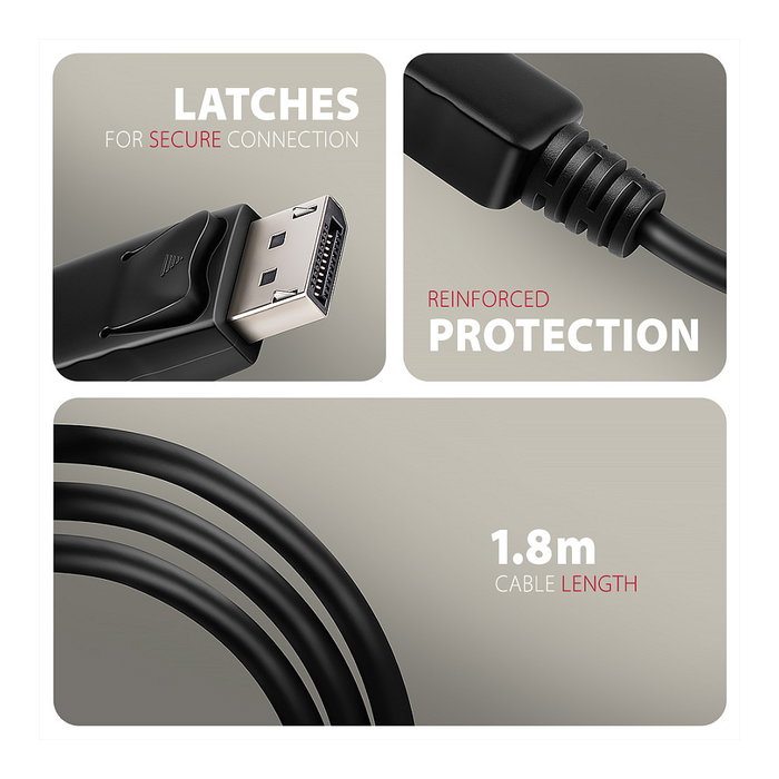 Axagon RVD-HI20C2 Adaptador DisplayPort a HDMI 2.0 - 1,8m Axagon RVD-HI20C2 Adaptador DisplayPort a HDMI 2.0 - 1,8m