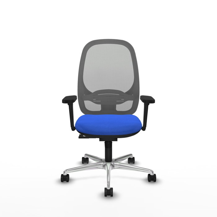 PIQUERAS Y CRESPO Silla de oficina Cilanco Azul y Gris con mecanismo Sincro PIQUERAS Y CRESPO Silla de oficina Cilanco Azul y Gris con mecanismo Sincro