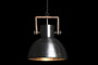 DKD Home Decor Lámpara de Techo Plateado Marron Hierro Mango 40 x 47 x 40 cm