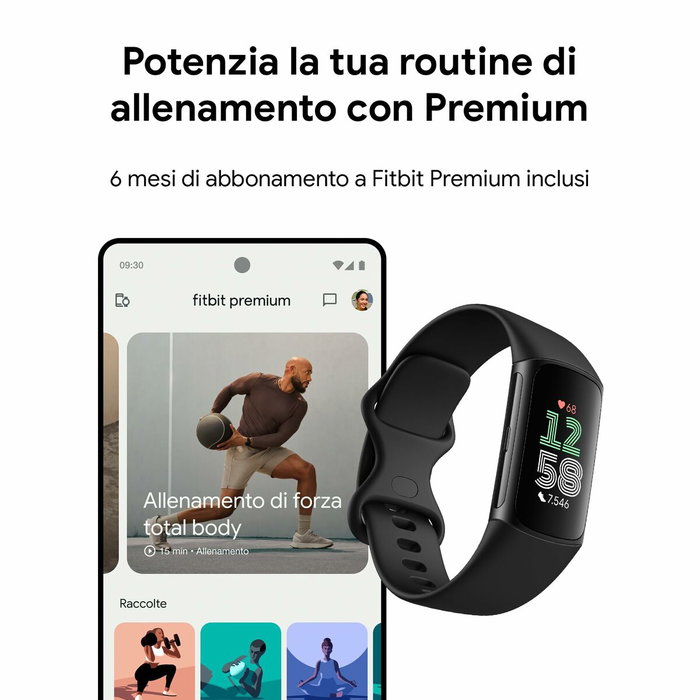 Fitbit Cargador para Wearable Charge 6 - Black Fitbit Cargador para Wearable Charge 6 - Black