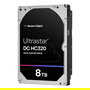 Western Digital Ultrastar DC HC320 HUS728T8TL5204 8TB 7200RPM 256MB SAS Unidad de Disco Duro para Servidor/Estación de Trabajo