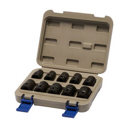 Irimo 167-10-4 Juego Vasos de Impacto 1/2" 10-24 mm 10 uds Acero Cromo Molibdeno Acabado Fosfatado UNE DIN ISO