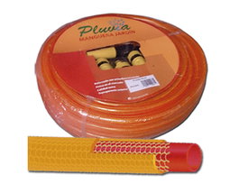 PLUVIA Manguera Roja Trenzada con Kit de Accesorios de 15 Metros