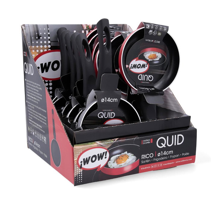 Sarten Mini Aluminio Estampado Rico Quid 14 cm (12 Unidades)