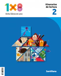 SANTILLANA, LECTURAS 2ºPRIMARIA 1X8 CONSTRUYENDO MUNDOS 2023