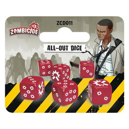 CMON ZCD: All-Out Dice CMZCD011ES - Expansión de 6 dados adicionales para Zombicide 2nd Edition, compatible con Washington ZC y Fort Hendrix - Juego de mesa en español, +14 años