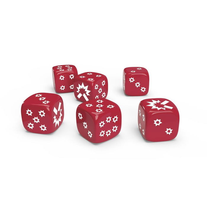 CMON ZCD: All-Out Dice CMZCD011ES - Expansión de 6 dados adicionales para Zombicide 2nd Edition, compatible con Washington ZC y Fort Hendrix - Juego de mesa en español, +14 años