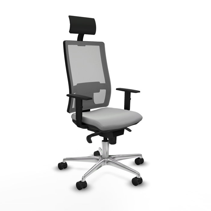 PIQUERAS Y CRESPO Silla de oficina Horna Gris con mecanismo Sincro PIQUERAS Y CRESPO Silla de oficina Horna Gris con mecanismo Sincro