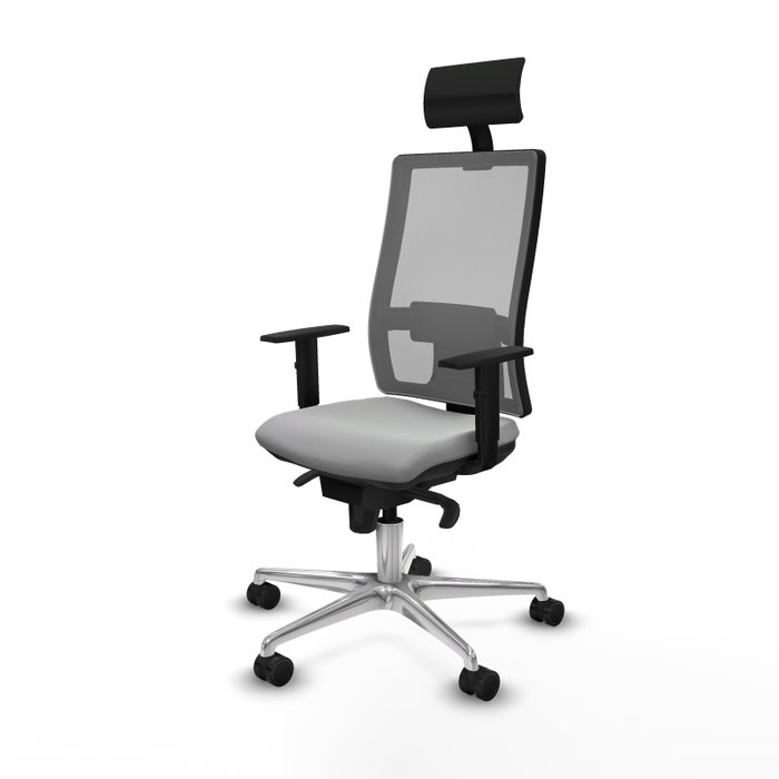 PIQUERAS Y CRESPO Silla de oficina Horna Gris con mecanismo Sincro PIQUERAS Y CRESPO Silla de oficina Horna Gris con mecanismo Sincro