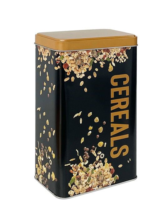 Quttin Bote Metal para Cereales 12 cm x 8.3 cm x 19 cm (18 Unidades)