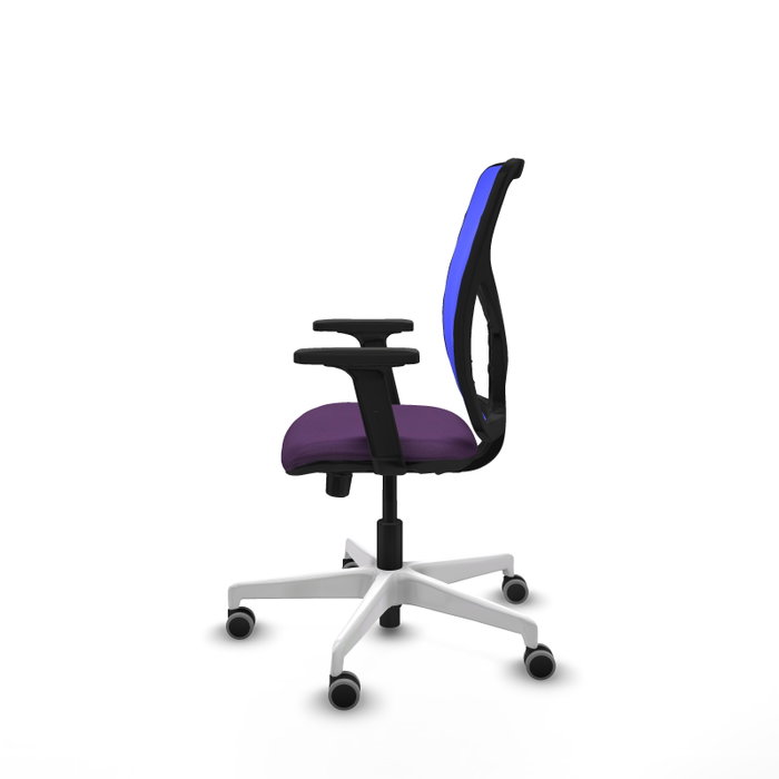 PIQUERAS Y CRESPO Silla de oficina Motilla con mecanismo Sincro/Traslack, morado y azul PIQUERAS Y CRESPO Silla de oficina Motilla con mecanismo Sincro/Traslack, morado y azul