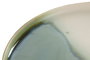 DKD Home Decor Set de 6 Platos de Porcelana JADE 24 Verde y Blanco 25,9 cm
