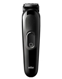 Braun Multigroomer MGK3225 Cortapelos para Barba, 13 Pasos de Longitud 0.5mm-2.1cm, Batería Recargable, Negro