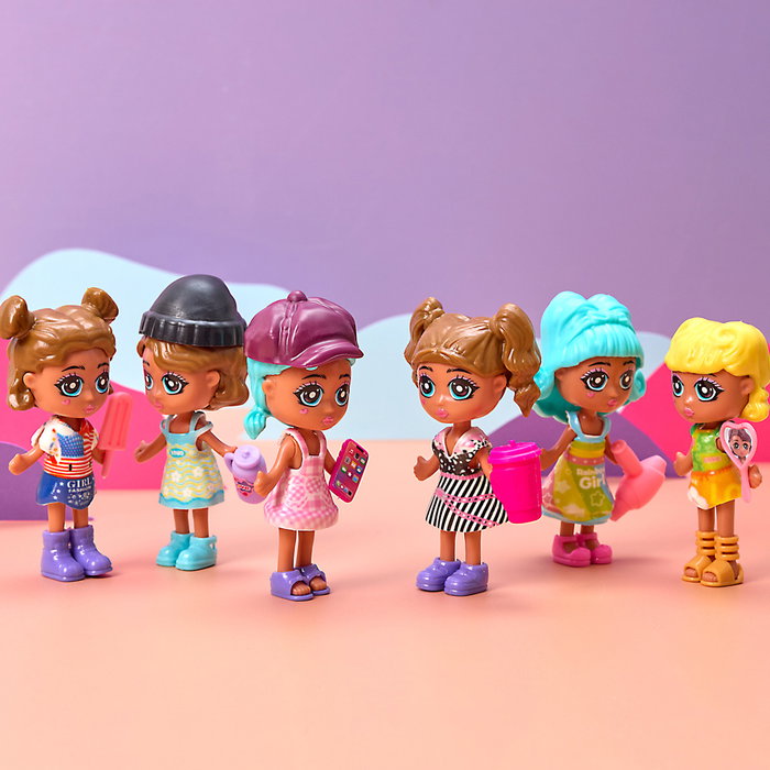 Jeux 2 momes Caja Sorpresa Mini Muñeca Emy, Stella, Julia, Paula, Sydney, Love