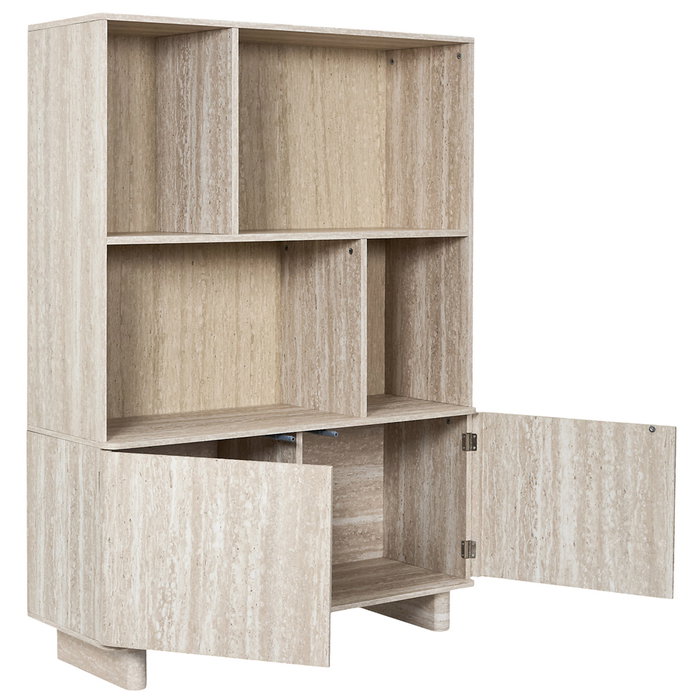 Home Deco Factory Librería Pietra Colección Terra Nova 100x36.5x140 cm Home Deco Factory Librería Pietra Colección Terra Nova 100x36.5x140 cm