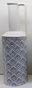 DKD Home Decor Jarrón de Porcelana Blanco 14x14x45 cm