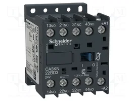 Schneider Electric TeSys D CA3KN22BD3 Contactor 4-polar 10A 24VDC