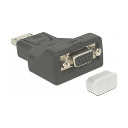 DeLOCK 60162 Cubierta antipolvo para VGA y D-Sub9 / D-Sub15, 10 unidades, Transparente