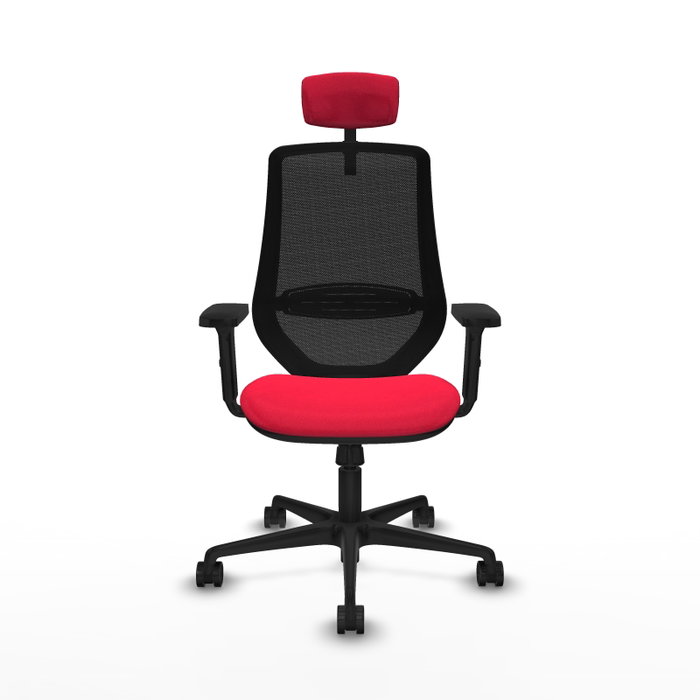PIQUERAS Y CRESPO Silla de oficina Mardos con Mecanismo Sincro, Rojo y Negro PIQUERAS Y CRESPO Silla de oficina Mardos con Mecanismo Sincro, Rojo y Negro
