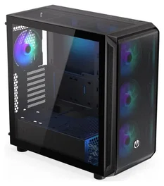 Endorfy Arx 700 ARGB, caja de computadora ATX, panel de malla, 4 ventiladores incluidos