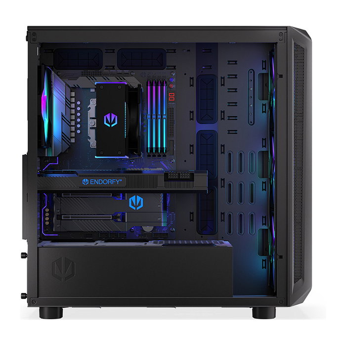 Endorfy ARX 700 ARGB TG Black Torre PC ATX ITX Micro ATX Negro Iluminación Multi