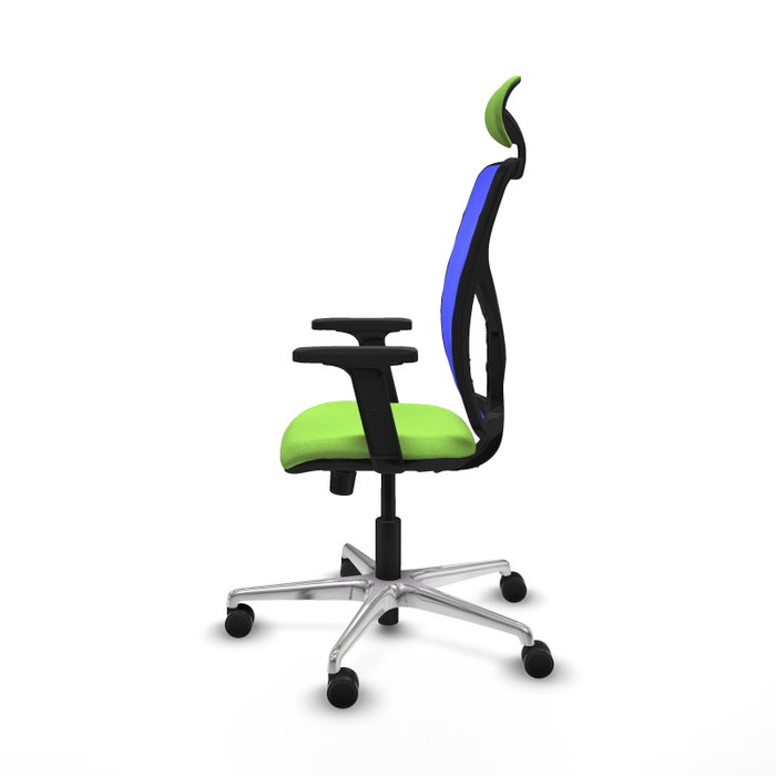 PIQUERAS Y CRESPO Silla de oficina Motilla con mecanismo Sincro, Pistacho y Azul PIQUERAS Y CRESPO Silla de oficina Motilla con mecanismo Sincro, Pistacho y Azul