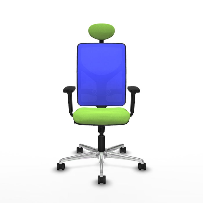 PIQUERAS Y CRESPO Silla de oficina Motilla con mecanismo Sincro, Pistacho y Azul PIQUERAS Y CRESPO Silla de oficina Motilla con mecanismo Sincro, Pistacho y Azul