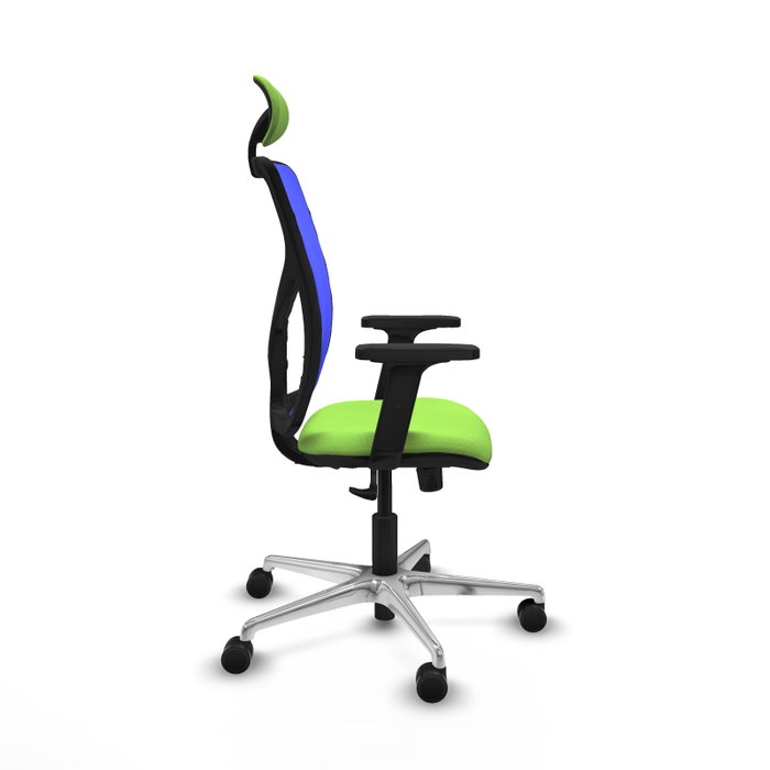 PIQUERAS Y CRESPO Silla de oficina Motilla con mecanismo Sincro, Pistacho y Azul PIQUERAS Y CRESPO Silla de oficina Motilla con mecanismo Sincro, Pistacho y Azul
