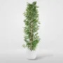 DKD Home Decor Árbol Bambu asiatico Verde Natural PVC Bambú Cemento 40x40x180 cm