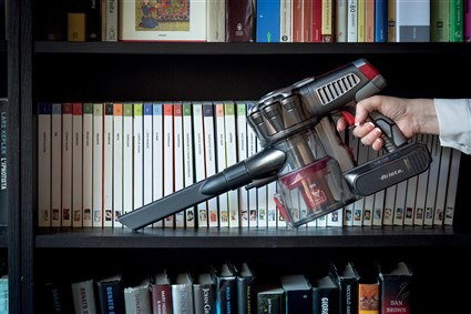 Ariete 2707 Aspirador Escoba Sin Cable 2 en 1 22V Litio con 45 Minutos de Autonomía y 3 Niveles de Filtración