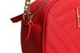 Lucky Bees 1298 Bolso Cruzado Rojo Piel de Polivinilo 20x7x15 cm