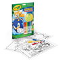 Crayola Libro de Actividades y Colorear Sonic con 7 Rotuladores Lavables - 32 Páginas +3 Años - 04-0866