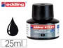 Edding Tinta Recambio Rotulador Pizarra Blanca BTK-25 Negro Bote 25 ml