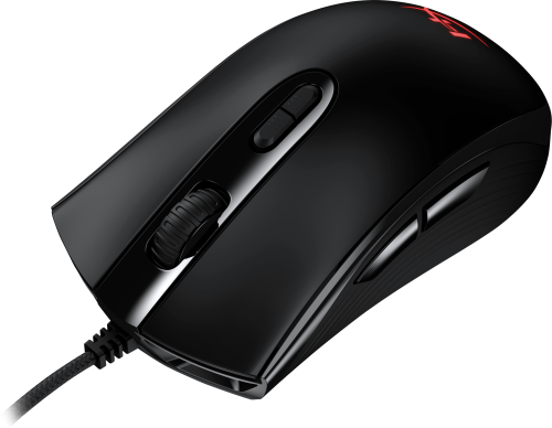 HyperX Ratón Gaming Pulsefire Core 4P4F8AA Óptico Negro 6200 DPI 7 Botones Programables RGB