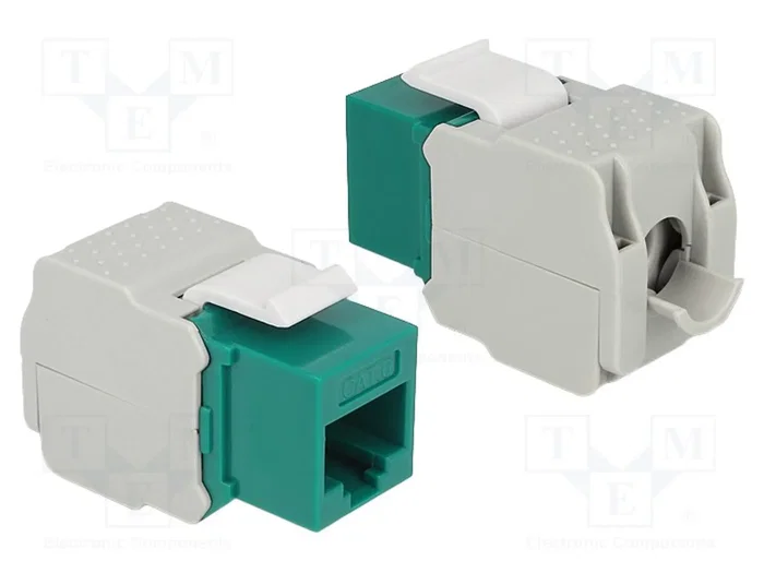 DeLOCK 86349 Módulo Keystone RJ45 a LSA Cat.6 UTP Verde DeLOCK 86349 Módulo Keystone RJ45 a LSA Cat.6 UTP Verde