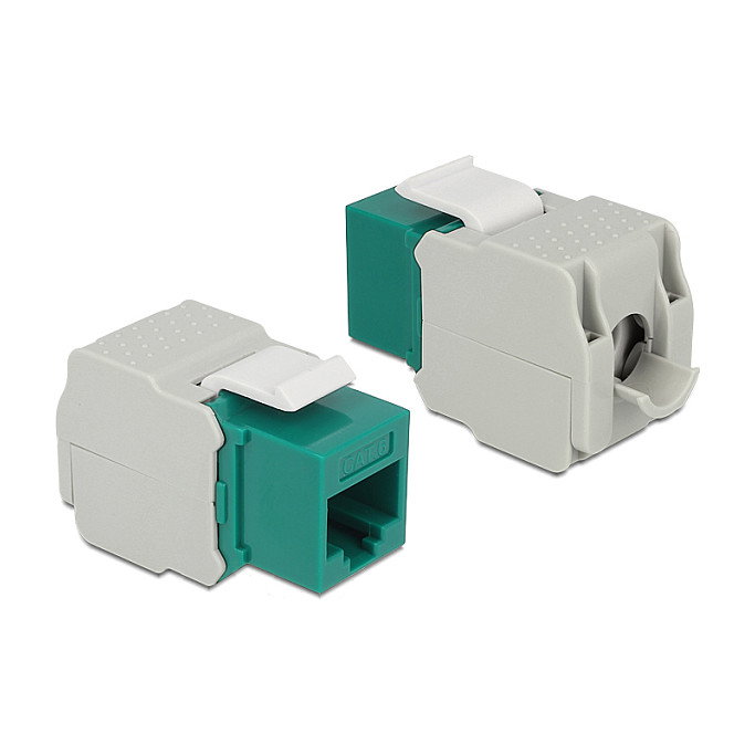 DeLOCK 86349 Módulo Keystone RJ45 a LSA Cat.6 UTP Verde DeLOCK 86349 Módulo Keystone RJ45 a LSA Cat.6 UTP Verde