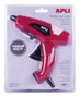 APLI Pistola de cola termofusible 40W con 2 barras de silicona