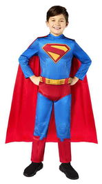 Rubies Disfraz Infantil Superman Movie Classic Talla 9-10 Años