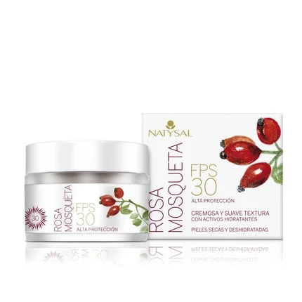 NATYSAL Crema Rosa Mosqueta FPS 30 50ml