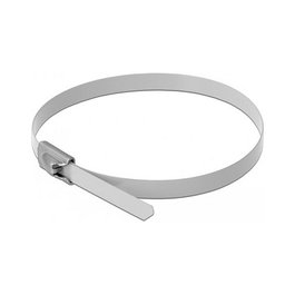 DeLOCK 18818 Sujetacables de Acero 300 x 4,6 mm Blanco