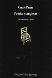 Poesías completas, Cesare Pavese - VISOR EDITORIAL